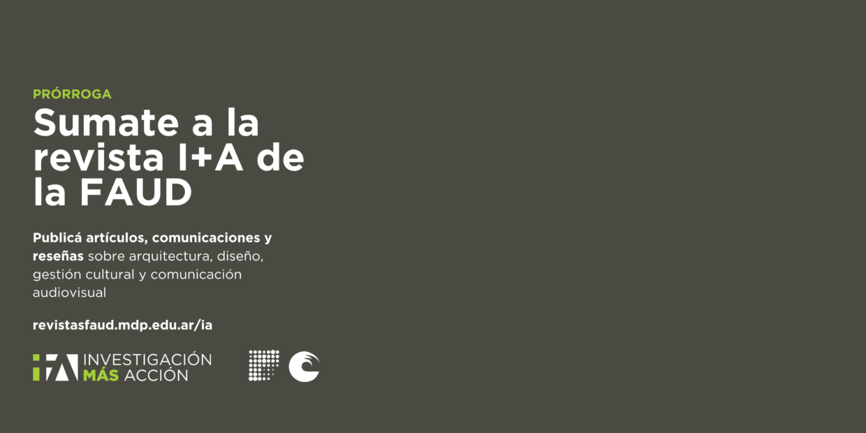 Prórroga Revista I+A FAUD
