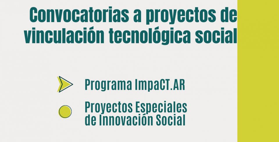 Taller Informativo Proyectos Vinculación Tecnología Social
